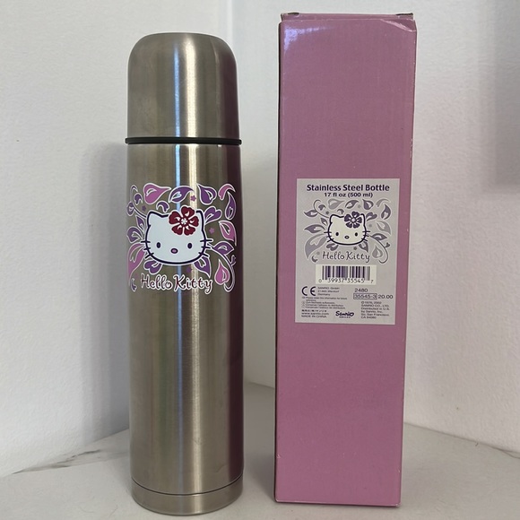 SANRIO Hello Kitty Stainless Steel Tumbler 17oz Collectible Thermos - Picture 9 of 13